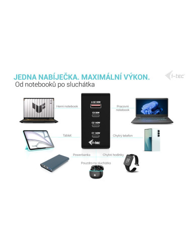 i-tec 140W Intelligent Multiport USB Charger