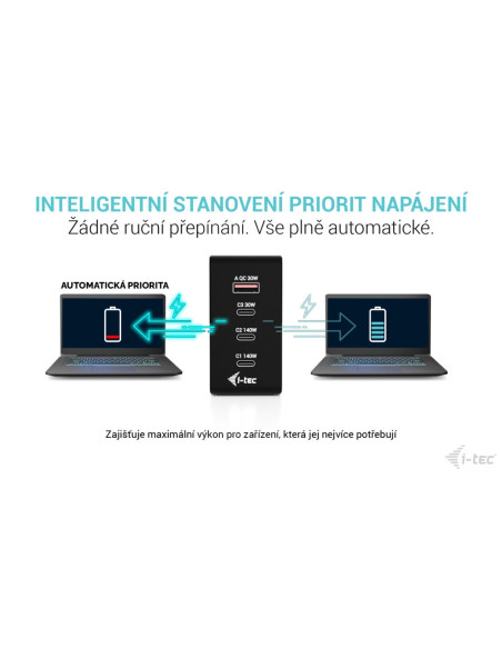 i-tec 140W Intelligent Multiport USB Charger