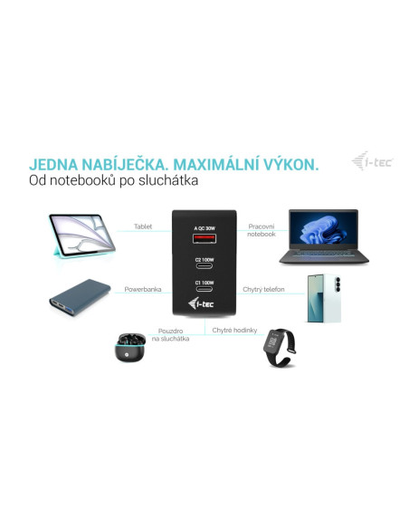 i-tec 100W Intelligent Multiport USB Charger