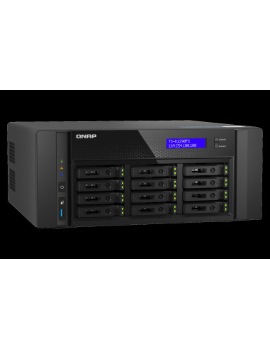 QNAP QAI-h1290FX-7302P-128G (AMD EPYC, 128GB ECC RAM, 12x 2,5" U.2, 2x M.2 NVMe, 2x 2,5Gb, 2x 25Gb)