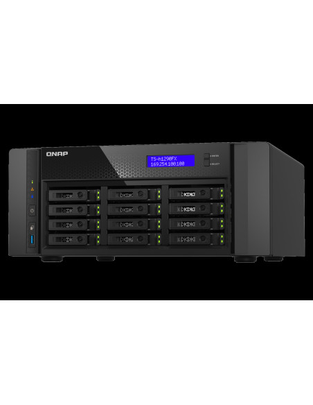 QNAP QAI-h1290FX-7302P-128G (AMD EPYC, 128GB ECC RAM, 12x 2,5" U.2, 2x M.2 NVMe, 2x 2,5Gb, 2x 25Gb)
