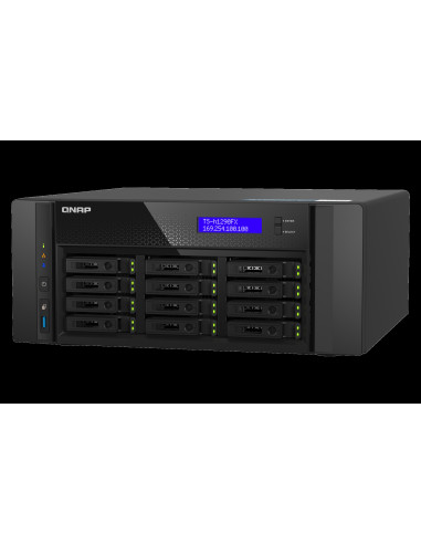 QNAP QAI-h1290FX-7302P-128G (AMD EPYC, 128GB ECC RAM, 12x 2,5" U.2, 2x M.2 NVMe, 2x 2,5Gb, 2x 25Gb)