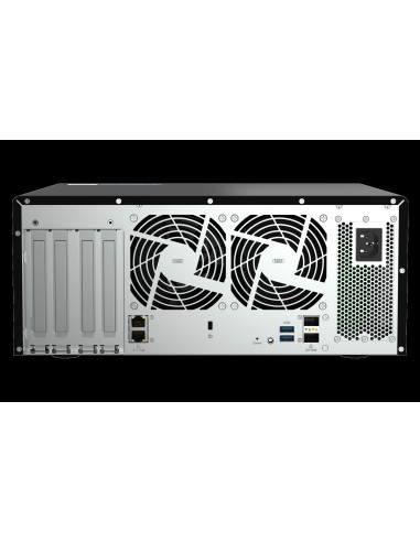 QNAP QAI-h1290FX-7302P-128G (AMD EPYC, 128GB ECC RAM, 12x 2,5" U.2, 2x M.2 NVMe, 2x 2,5Gb, 2x 25Gb)