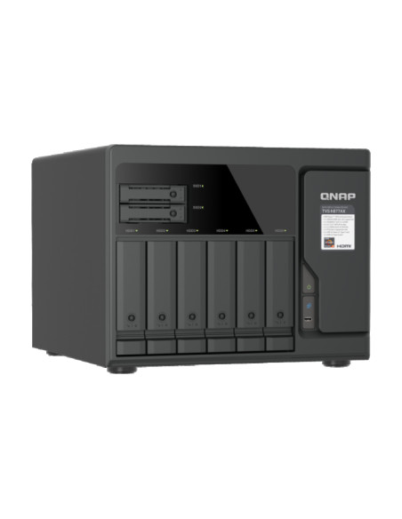 QNAP TVS-h877AX-R5-16G (AMD Ryzen 5, 16GB DDR5 RAM, 6x 3,5" + 4x 2,5", 3x PCIe, 2x 2,5GbE, 2x 10GbE)