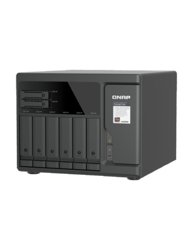 QNAP TVS-h877AX-R5-16G (AMD Ryzen 5, 16GB DDR5 RAM, 6x 3,5" + 4x 2,5", 3x PCIe, 2x 2,5GbE, 2x 10GbE)
