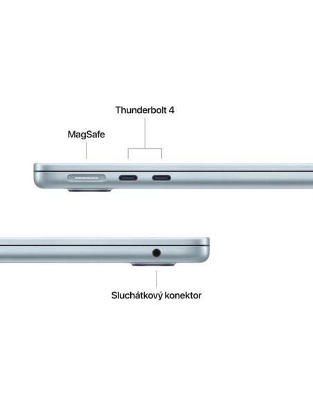 Apple MacBook Air 13"/M4/13,6"/2560x1664/16GB/256GB SSD/M4/Sequoia/Sky Blue/1R