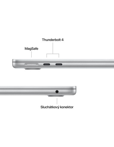 Apple MacBook Air 13"/M4/13,6"/2560x1664/16GB/256GB SSD/M4/Sequoia/Silver/1R