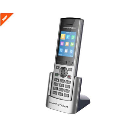 Grandstream DP730 IP tel., 2,4" bar. displ., 2SIP úč., video, BT, Micro USB, HAC,