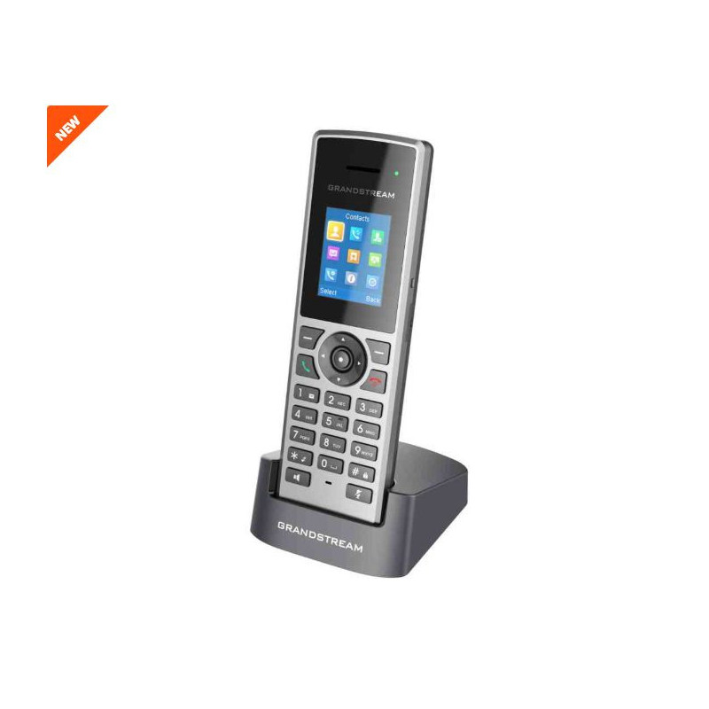 Grandstream DECT rúčka DP722, 1,8" TFT bar. displej, 3.5mm jack, Micro-USB, 3cest. audiokonf.