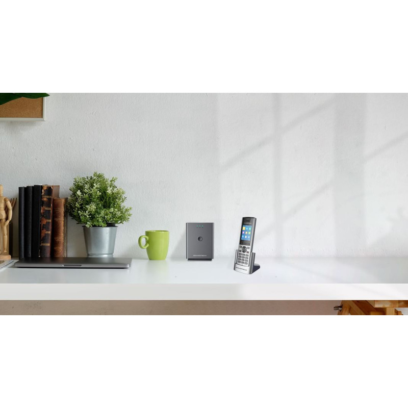 Grandstream DP752 IP DECT zákl. stanica, max. 5ručiek, HD voice, 10 SIP účt., 5súb. hovorov