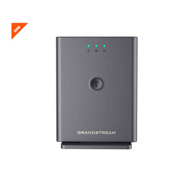 Grandstream DP752 IP DECT zákl. stanica, max. 5ručiek, HD voice, 10 SIP účt., 5súb. hovorov
