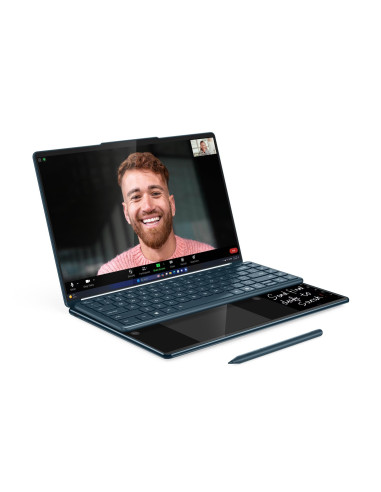 Lenovo Yoga Book 9/14IAH10/U7-255H/14"/2880x1800/T/32GB/1TB/Intel int/W11P/Tidal Teal/3R On-Site