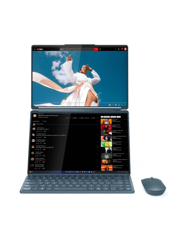 Lenovo Yoga Book 9/14IAH10/U7-255H/14"/2880x1800/T/32GB/1TB/Intel int/W11P/Tidal Teal/3R On-Site