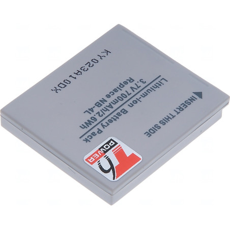 Batéria T6 Power Canon NB-4L, 700mAh, 2,6Wh
