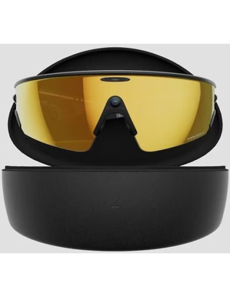 Meta Oakley Vanguard prizm black lenses, white frame