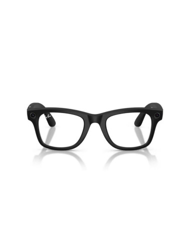 Meta Ray-Ban Gen2 Wayfarer, Matte Black, Clear (Large)