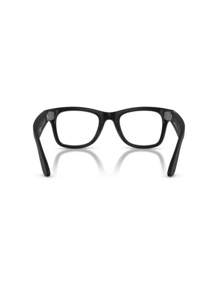 Meta Ray-Ban Gen2 Wayfarer, Matte Black, Clear (Large)