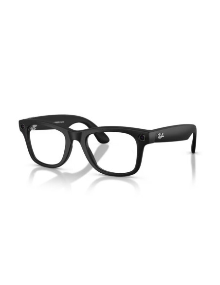Meta Ray-Ban Gen2 Wayfarer, Matte Black, Clear (Large)