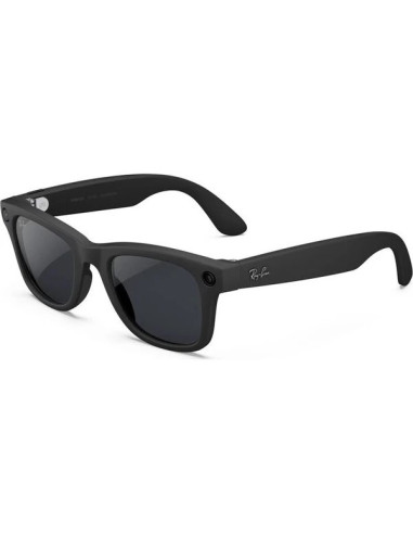 Meta Ray-Ban Gen2 Wayfarer, Matte Black, Clear/Grey Transitions (Large)