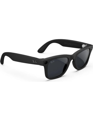 Meta Ray-Ban Gen2 Wayfarer, Matte Black, Clear/Grey Transitions (Large)