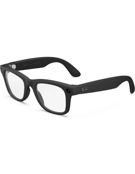 Meta Ray-Ban Gen2 Wayfarer, Matte Black, Clear/Grey Transitions (Large)