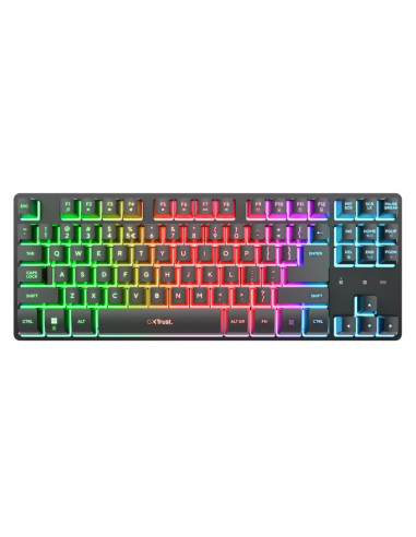 Trust GXT831 Thado TKL/Bezdrôtové USB/US/Čierna
