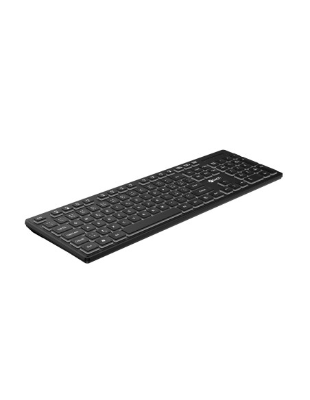 Klávesnica C-TECH KB-201-BL, nízkoprofilová,