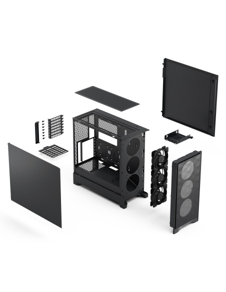 Fractal Pop 2 Air/Midi Tower/Čierna