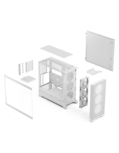 Fractal Pop 2 Air/Midi Tower/Transpar./Biela