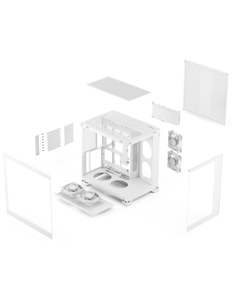 Fractal Pop 2 Vision/Midi Tower/Transpar./Biela