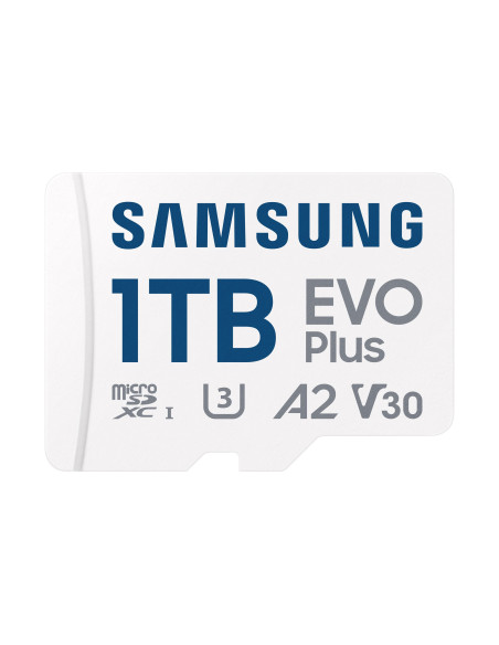 Samsung EVO Plus/micro SDXC/1TB/UHS-I U3 / Class 10/+ Adaptér/Biela