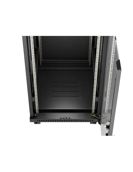 LANBERG 19" VOLNĚ STOJÍCÍ RACKOVÁ SKŘÍŇ 42U/600X800 (FLAT PACK) S PROSKLENÝMI DVEŘMI LCD ČERNÁ