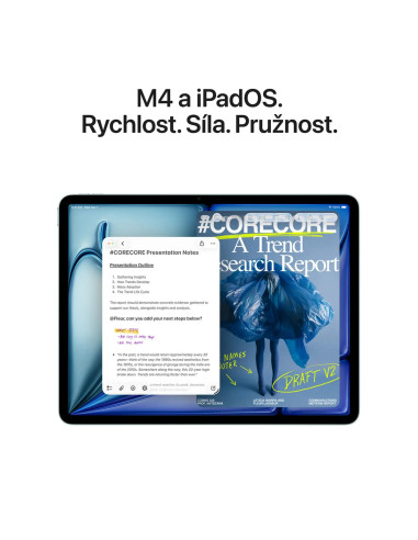 Apple iPad Air 11"/(M4) Wi-Fi/11"/2360x1640/12GB/256GB/iPadOS26/Starlight