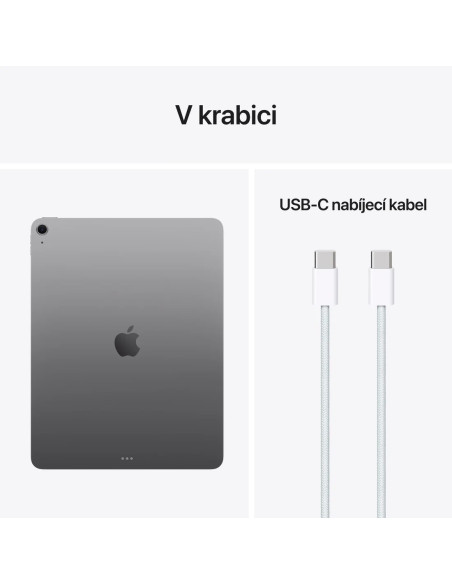 Apple iPad Air 13"/(M4) Wi-Fi/13"/2732x2048/12GB/128GB/iPadOS26/Space Grey