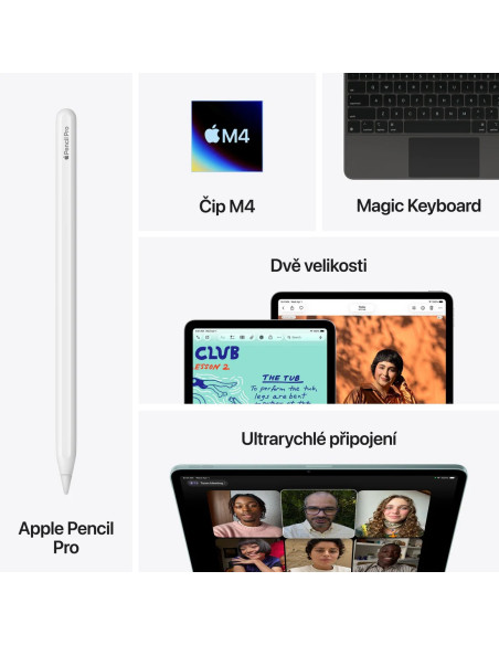 Apple iPad Air 13"/(M4) Wi-Fi/13"/2732x2048/12GB/256GB/iPadOS26/Starlight