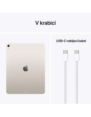 Apple iPad Air 13"/(M4) Wi-Fi/13"/2732x2048/12GB/1TB/iPadOS26/Starlight