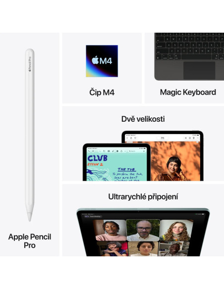 Apple iPad Air 13"/(M4) Wi-Fi + Cellular/13"/2732x2048/12GB/128GB/iPadOS26/Space Grey