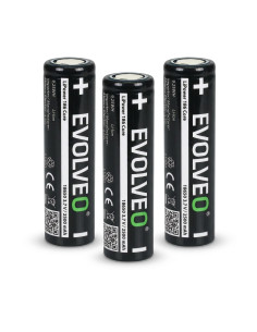 EVOLVEO LiPower 186 Core 2500, Li-ion batéria 18650 (3.7 V / 2500 mAh), 3ks