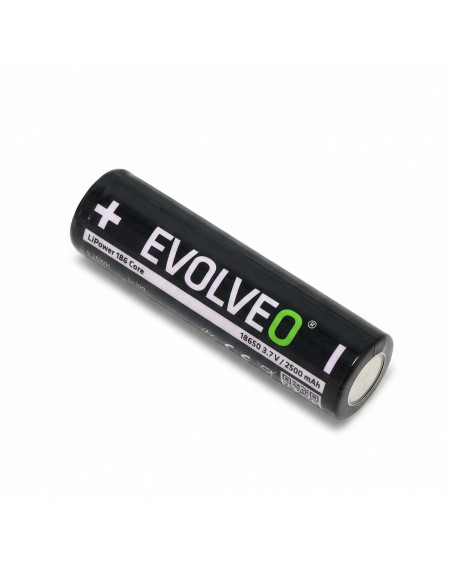 EVOLVEO LiPower 186 Core 2500, Li-ion batéria 18650 (3.7 V / 2500 mAh), 3ks