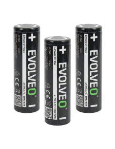 EVOLVEO LiPower 217 Max 5000 - Li-ion batéria 21700 (3.7 V / 5000 mAh) 3 ks