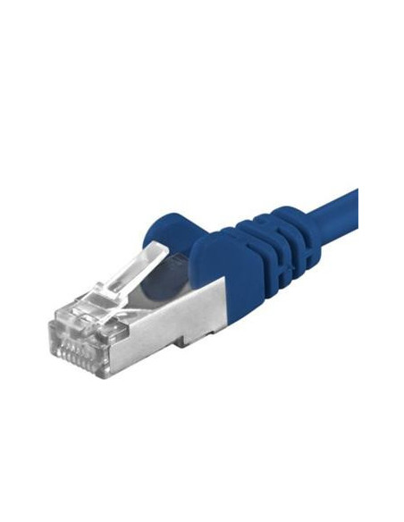 Premiumcord Patch kábel CAT6a S-FTP, RJ45-RJ45, AWG 26/7 7m, modrá