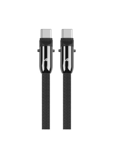 TB USB-C 2v1 kábel, 1m, čierny