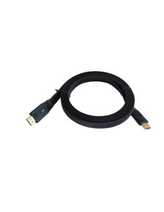 TB HDMI kábel 2v1 flat, čierny, 3m