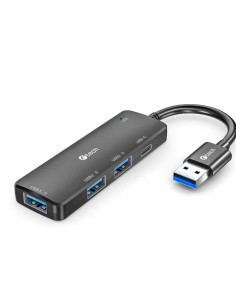 HUB USB C-tech UHB-U3-AC, 3x USB-A/1x USB-C/USB 3.0