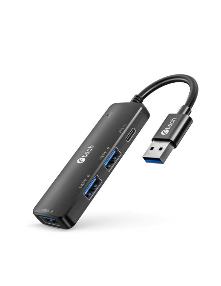 HUB USB C-tech UHB-U3-AC, 3x USB-A/1x USB-C/USB 3.0