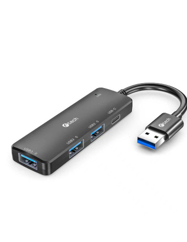 HUB USB C-tech UHB-U3-AC, 3x USB-A/1x USB-C/USB 3.0