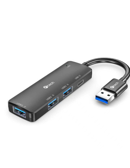HUB USB C-tech UHB-U3-AC, 3x USB-A/1x USB-C/USB 3.0