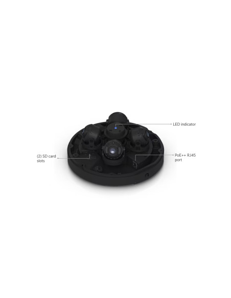 Ubiquiti UVC-AI-MS-4-B - UniFi Enterprise AI Multi Sensor 4, čierna