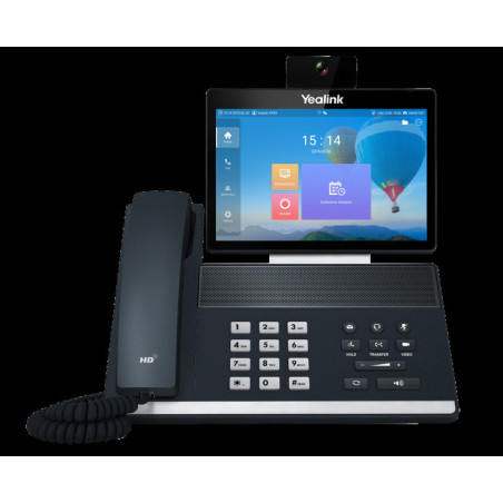 Yealink VP59 IP tel., 8" bar. LCD, 27 prog. hr., GigE, VCS