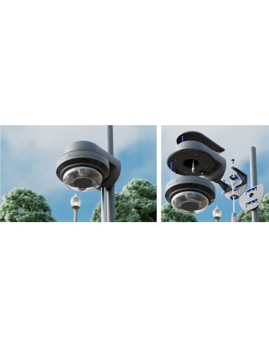 Ubiquiti UACC-AI-MS-4-AM-B - UniFi Enterprise AI Multi Sensor 4 Camera Arm Mount, čierna